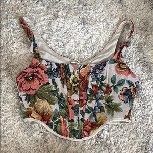 Floral Corset Top